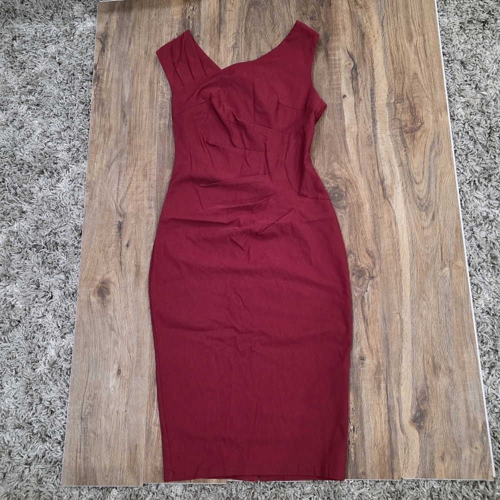NWT MUXXN Sleeveless Retro Pencil Dress Size Large - Picture 7 of 8